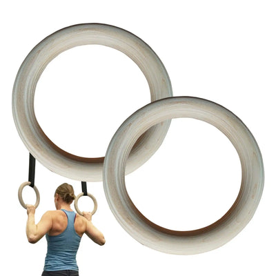 Gymnastic Rings 2pcs/set Adjustable Suspension Straps For Strength Training, Home Gym, Cross&Fit & Calisthenics Workout