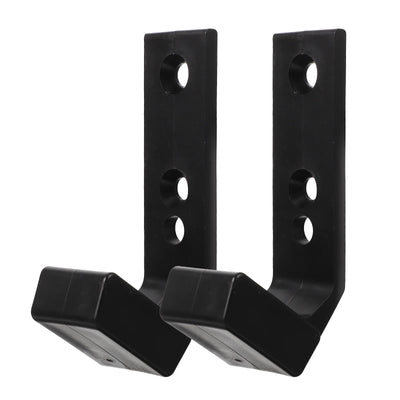 2PCS Barbell Stand Hook Gym Equipment Barbell Bracket Hooks Wall Mounted Mount Weight Bar Holder Fitness Equipment Rack Storage
