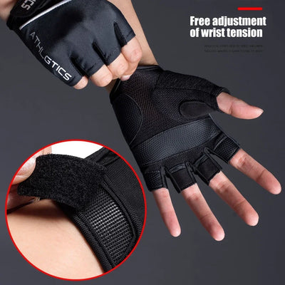Gym Gloves for Men Women Fitness Weight Lifting Wristband Gloves Body Building Training Sports Exercise Cycling Glove Shockproof