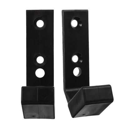 2PCS Barbell Stand Hook Gym Equipment Barbell Bracket Hooks Wall Mounted Mount Weight Bar Holder Fitness Equipment Rack Storage