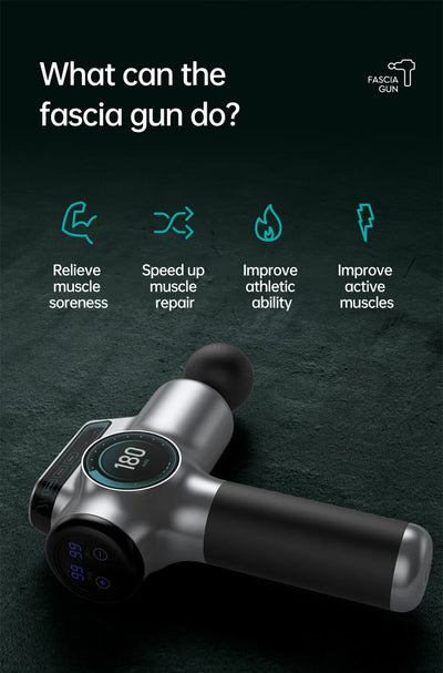 99 Speed Professional Muscle Massage Gun Massager Massager for Neck and Back Massage Instrument Dropshipping Fitness Equipment