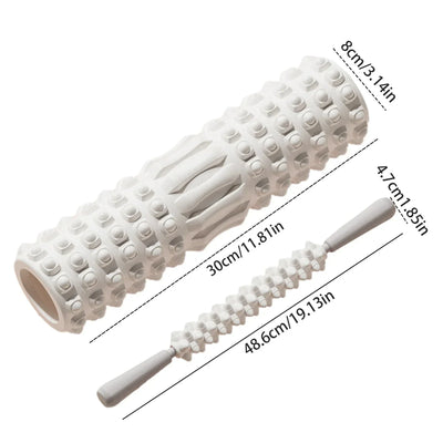 30cm Yoga Column Gym Fitness Pilates Foam Roller Exercise Back Massage Roller Yoga Brick Home Fitness Equipment in Legs & Arms