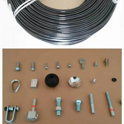 Gym Accessories 5 MM/6 MM Cable Interface Parts Port Components Fitness Equipment Accessories Chain Wire Rope Port Joint Parts