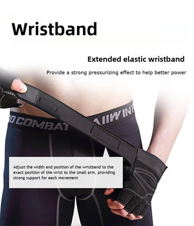 Gym Gloves for Men Women Fitness Weight Lifting Wristband Gloves Body Building Training Sports Exercise Cycling Glove Shock