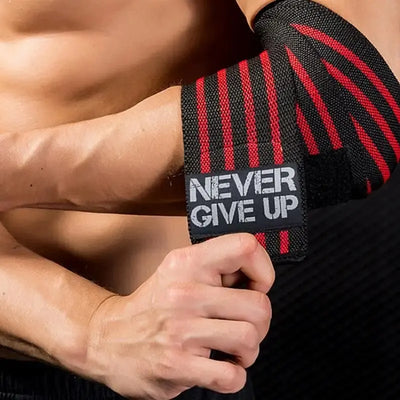Sports Elbow Guard Winding Pressure Elbow Pad Bench Press Weightlifting Protective Gear Gym Equipment Booster Stripe