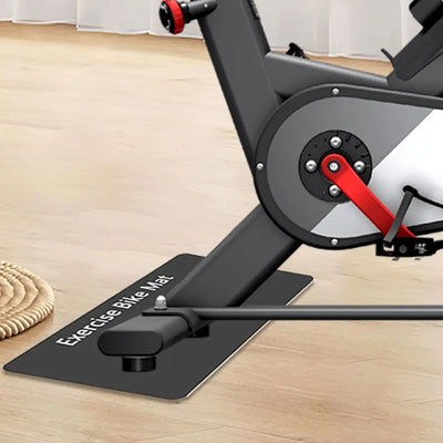 Bike Mat Elliptical Treadmill Mat 3mm Thick Gym Equipment Mat Set Of 2 Indoor Workout Bike Mat For Men Women Non-slip Fitness