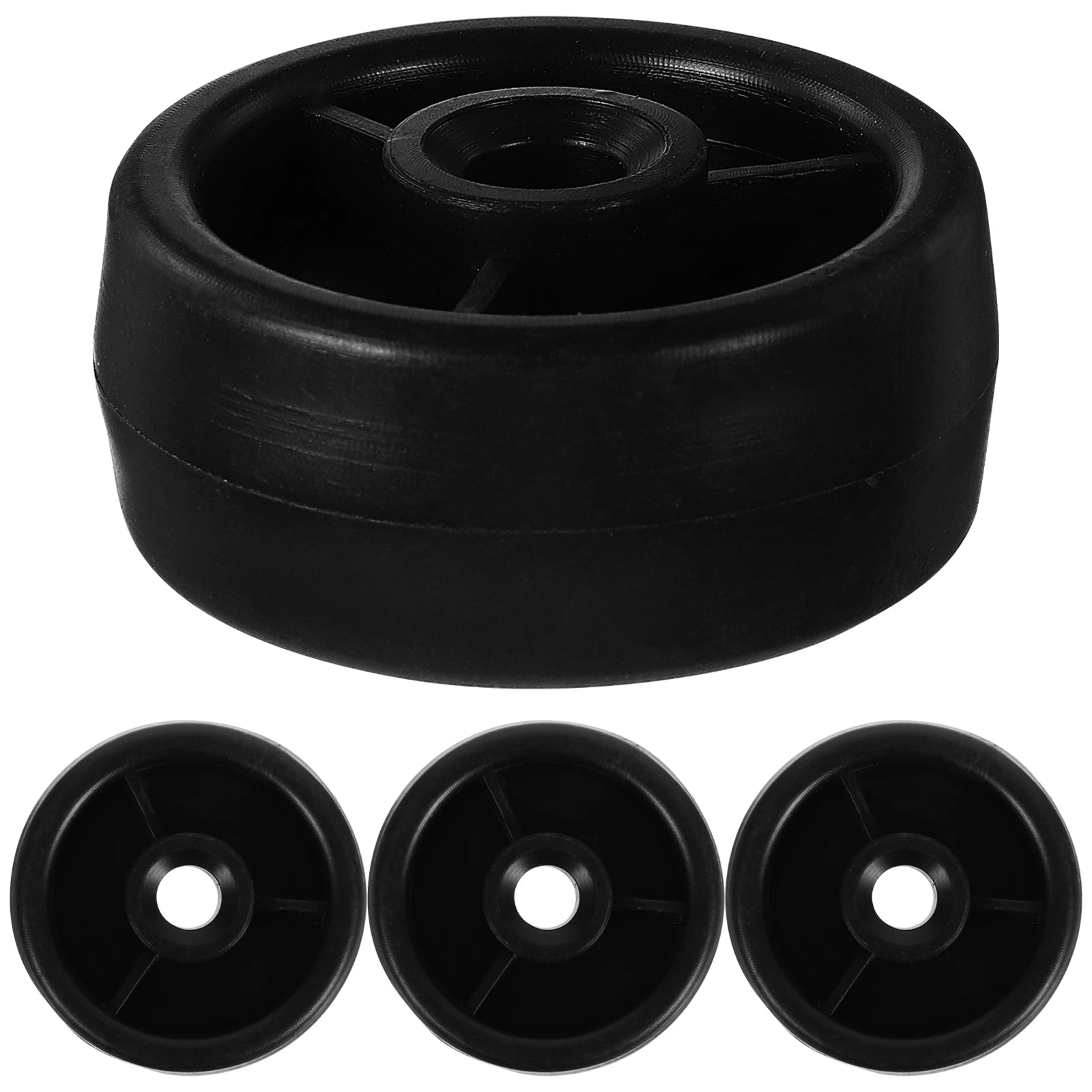 4Pcs Fitness Machine Accessories Roller Wheel Replacement for Treadmill and Bike Heavy Duty Pulley Wheels Home Gym Equipment