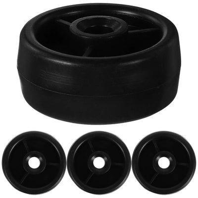 4Pcs Fitness Machine Accessories Roller Wheel Replacement for Treadmill and Bike Heavy Duty Pulley Wheels Home Gym Equipment