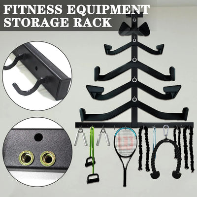 Lat Pull Down Bar Gym Accessory Rack, Lat Pulldown Attachments Cable Storage Rack for Mag Grip Home Gym Fitness