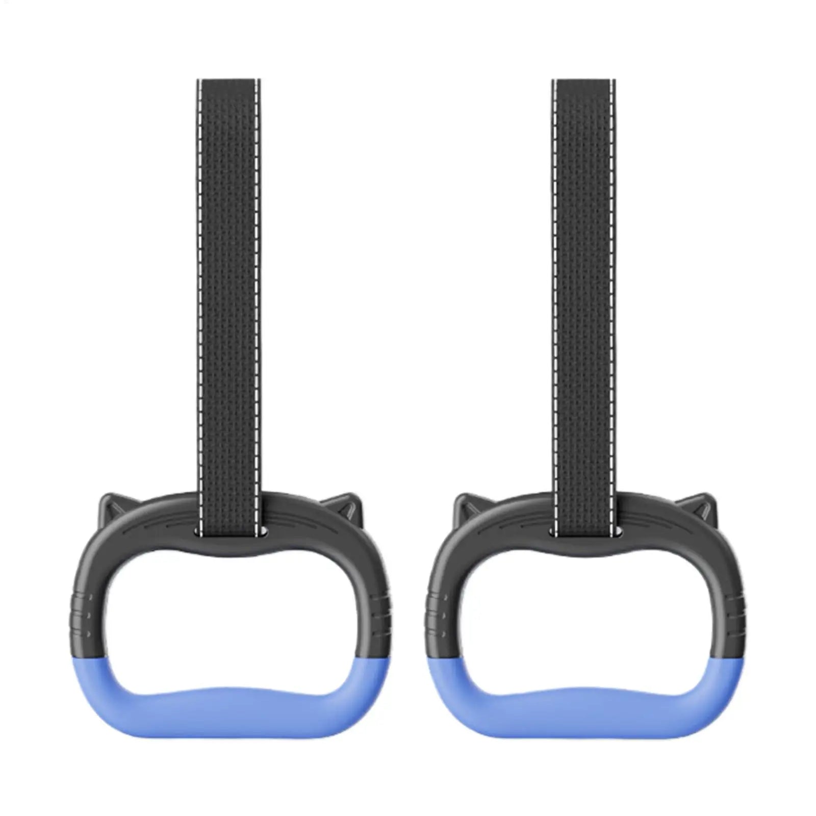 1 Pair Non-Slip Gymnastics Rings Multi-Function Durable Pull-Up Gym Rings Pull-Up Hammock Adjustable Hanging Straps Indoor Use