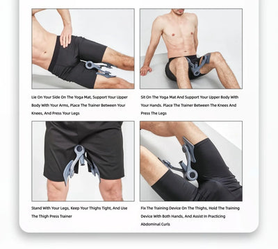 New Kegel Fitness Equipment Home Exercise Pelvis Pelvic Muscle Trainer Buttock Equipments For Men Floor Exerciser - Strengthen