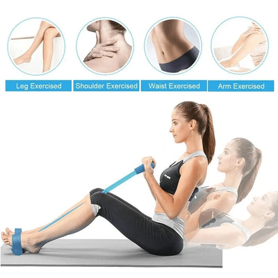 Home Gym Resistance Band Set, Abdominal Exercise Equipment, Rowing Machine Accessories, Enhance Strength and Flexibility!