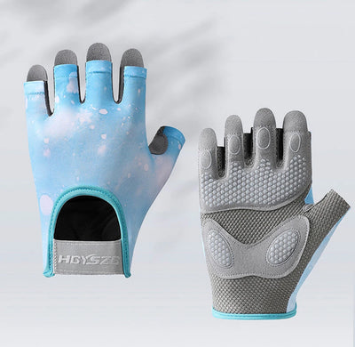 GTUBIKE Sports Gloves Fitness Outdoor Sports Anti Slip and Shock-absorbing Half Finger Gloves Durable and Breathable Gloves