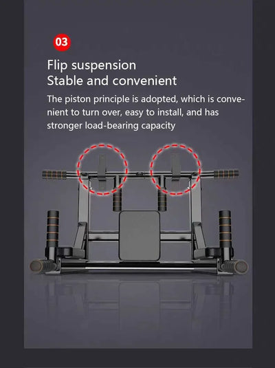 Home Gym Pull-ups Bar Horizontal Bar Wall Pull-ups Bar Wall Indoor Fitness Equipment Boxing Power Rope Sling Training SJ