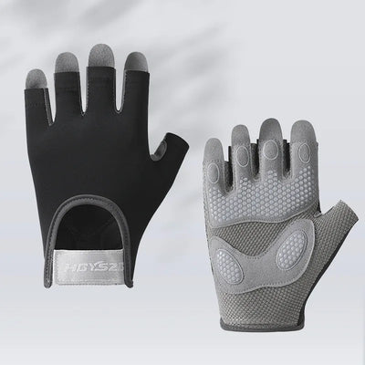 GTUBIKE Sports Gloves Fitness Outdoor Sports Anti Slip and Shock-absorbing Half Finger Gloves Durable and Breathable Gloves