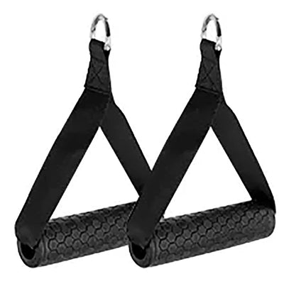 Tricep Pull Down Rope Cable Attachment With 2 Pcs Adjustable Handle Grips Gym Home Fitness Resistance Bands Workout Equipment