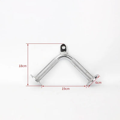 Gym Home Equipment Accessories Lat Pull Down Bar，Chrome-plated Surface Anti-rust High Load-bearing Fitness Tricep Rope Training