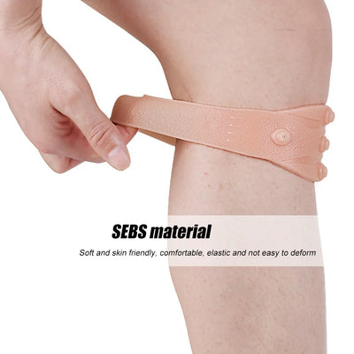 1Pcs Magnet Therapy Knee Patella Stabilizer Knee Strap Brace for Hiking, Soccer, Basketball, Running, Tennis, Volleyball, Squats