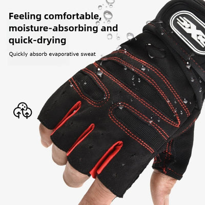 Gym Gloves for Men Women Fitness Weight Lifting Wristband Gloves Body Building Training Sports Exercise Cycling Glove Shock