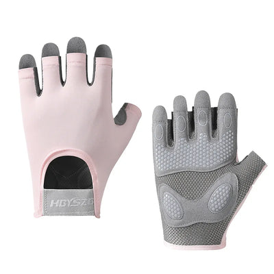 GTUBIKE Sports Gloves Fitness Outdoor Sports Anti Slip and Shock-absorbing Half Finger Gloves Durable and Breathable Gloves