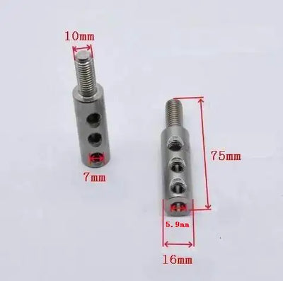 Gym Accessories 5 MM/6 MM Cable Interface Parts Port Components Fitness Equipment Accessories Chain Wire Rope Port Joint Parts