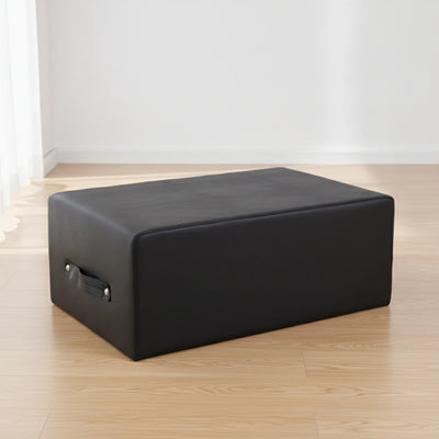 Upholstered Fitness Box Long-Lasting Padded Exercise Box Equipment Stable Low-Height for Pilates, Home Gym