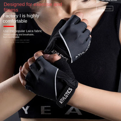 Gym Gloves for Men Women Fitness Weight Lifting Wristband Gloves Body Building Training Sports Exercise Cycling Glove Shockproof