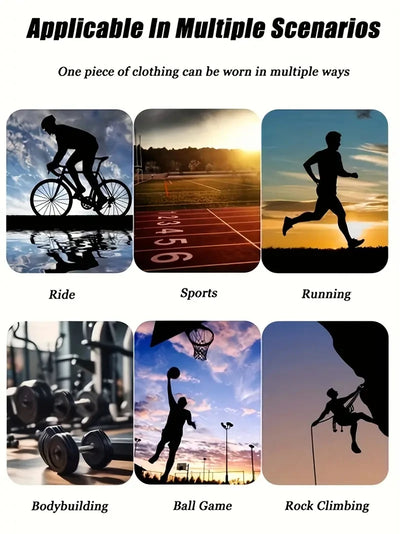 Gym Hub Printed Men's Compression T-Shirt Gym Workout Sport Quick Dry Tight Shirts Outdoor Training Fitness Elasticity Tops Tee
