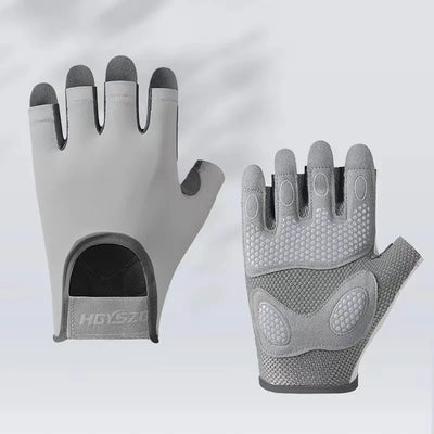 GTUBIKE Sports Gloves Fitness Outdoor Sports Anti Slip and Shock-absorbing Half Finger Gloves Durable and Breathable Gloves
