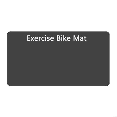 2Pcs Thick Gym Equipment Mat Floor Protector Exercise Bike Trainer Mat Nonslip Elliptically Treadmill Pad Easy to Use 24BD