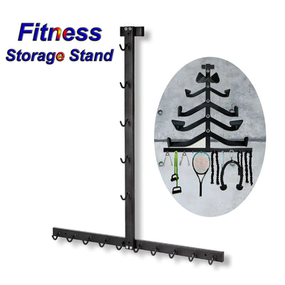 Lat Pull Down Bar Gym Accessory Rack, Lat Pulldown Attachments Cable Storage Rack for Mag Grip Home Gym Fitness