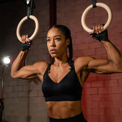Gymnastic Rings 2pcs/set Adjustable Suspension Straps For Strength Training, Home Gym, Cross&Fit & Calisthenics Workout