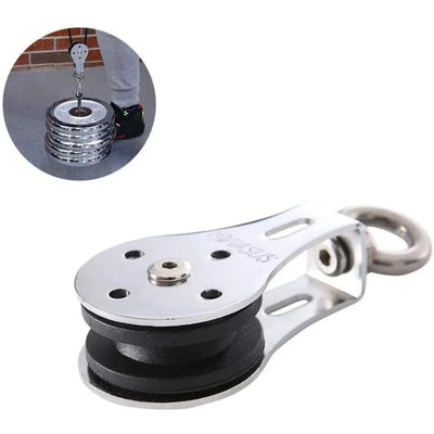 Carabiner Set for DIY Home Gym Cable Machine Fitness Equipment Accessories and Silent Bearing Pulley with Safety Strap