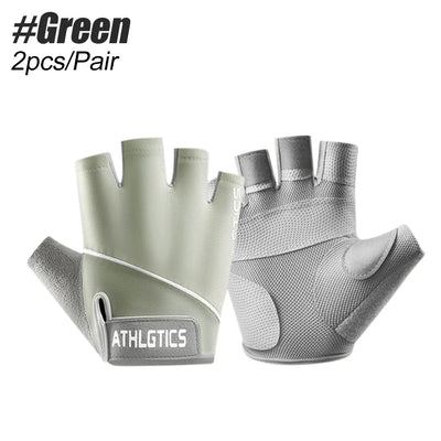Gym Gloves for Men Women Fitness Weight Lifting Wristband Gloves Body Building Training Sports Exercise Cycling Glove Shockproof