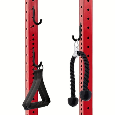 1 Pc Squat Rack Holder Attachments for Home Gym Storage Heavy Duty Weight Rack Holder with Storage Hook Perfect Gym Accessories