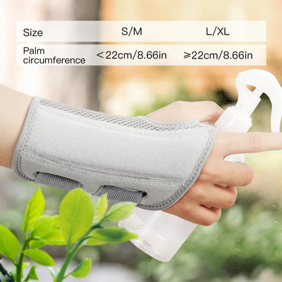 Wrist Brace for Carpal Tunnel Support Brace with Splints Hand Support for Arthritis Tendonitis Sprain Injuries Wrist Pain 1PC