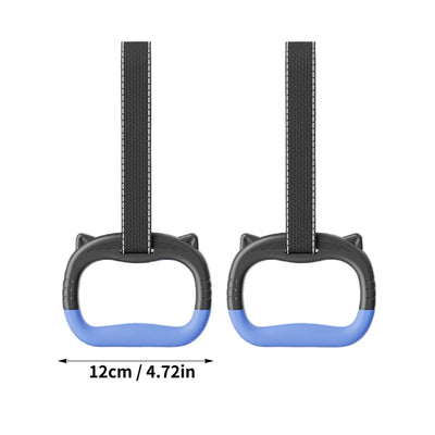 1 Pair Non-Slip Gymnastics Rings Multi-Function Durable Pull-Up Gym Rings Pull-Up Hammock Adjustable Hanging Straps Indoor Use